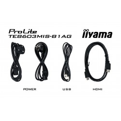 IIYAMA PROLITE TE8604MIS-B3AG Écran 86" tactile 20 points