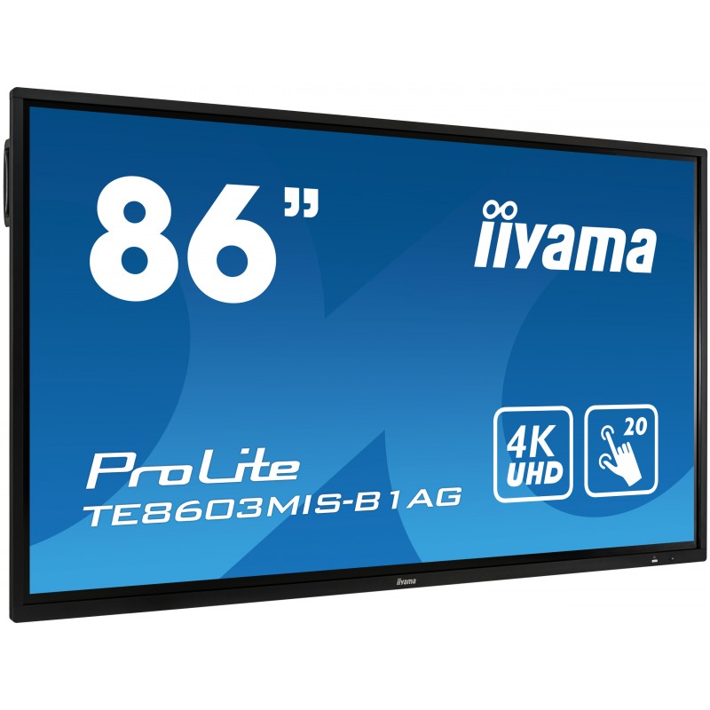 IIYAMA PROLITE TE8604MIS-B3AG Écran 86" tactile 20 points