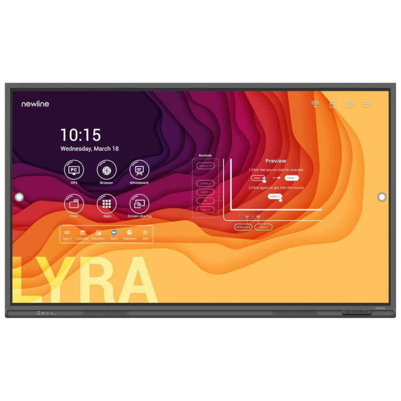 NEWLINE LYRA TT-6521Q Écran numérique interactif 65"