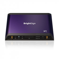BrightSign XT2145 player d'affichage dynamique optimisé avec un top de rafraichissement élevé.