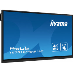 IIYAMA ProLite TE7512MIS-B1AG Écran numérique interactif 75"