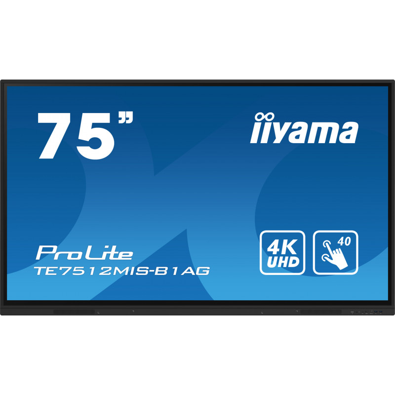 IIYAMA ProLite TE7512MIS-B1AG Écran numérique interactif 75"