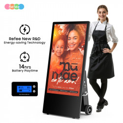 REFEE ECO 43 RFA Pro Chevalet Trottoir mobile extérieur 1500 cd/m2