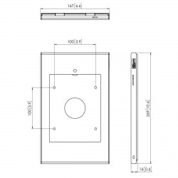 Support bureau VOGEL'S pour tablettes iPad Mini 4 à 2 bras de pivot