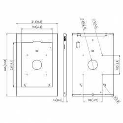 Support pour iPad Pro 11" (2018) avec pied de table fixe inclinable de 0° à 90°