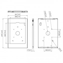 Support bureau VOGEL'S pour tablettes iPad Pro 12.9" (2018) à 1 bras de pivot