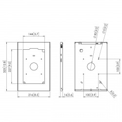 Support pour Samsung Galaxy Tab S5 E avec pied de table fixe inclinable de 0° à 90°