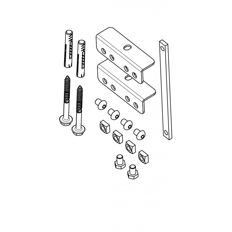 VOGEL'S PFA 9126 Visserie pour plaque d'interfaces PFB34xx