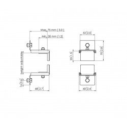 VOGEL'S PFA 9127 Pinces pour accessoires types lecteurs média