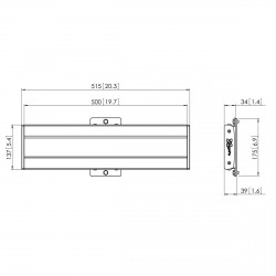 VOGEL'S PFB3405 Plaque d'interface pour fixation écran VESA 400