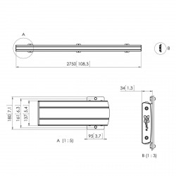 VOGEL'S PFB3427 Plaque d'interface pour fixation écrans multiples et murs vidéos