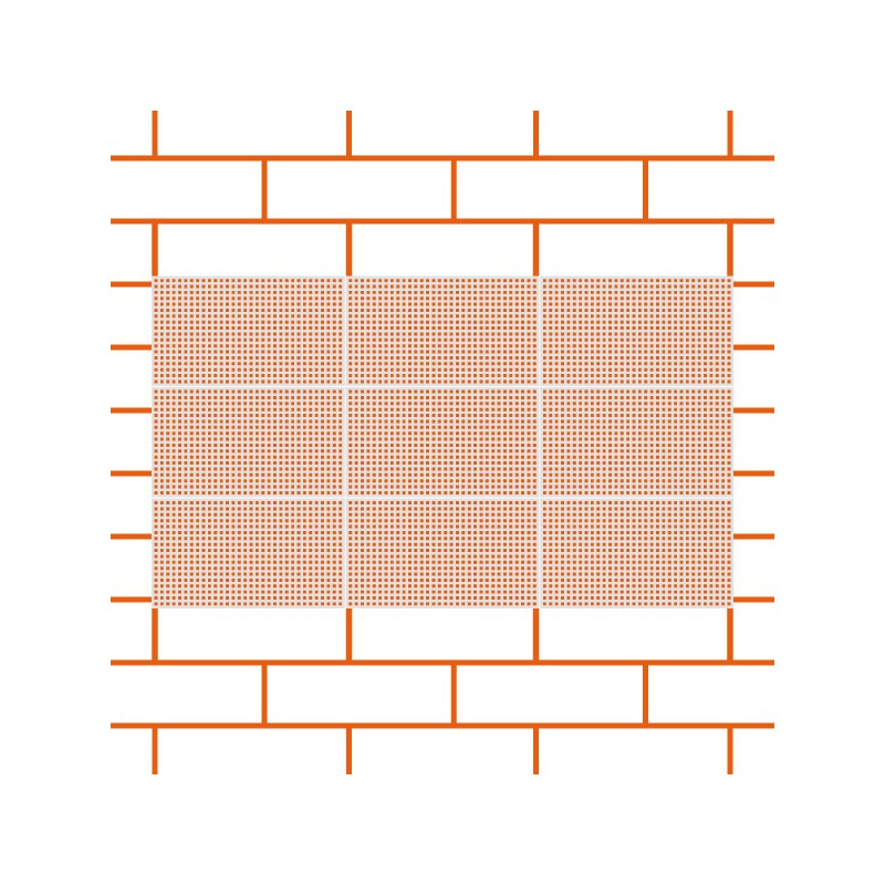 Image VOGEL'S Support mur vidéo LED personnalisable pour fixation murale