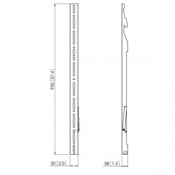 VOGEL'S PFW 5909 Bandes interface écran 65" et plus ou mur vidéo