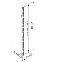 Image VOGEL'S PFW 5914 Bandes interface écran 65" et plus ou mur vidéo