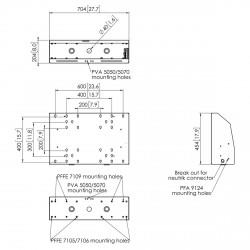 VOGEL'S PFI 3061 boitier d'interface d'écran pour pieds motorisés PFFE710x