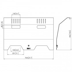 VOGEL'S PFA 9147 Couvercle pour boîtiers interface d'écrans VOGEL'S PFI3061 et VOGEL'S PFI3062