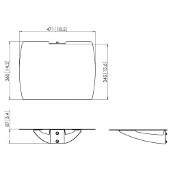 VOGEL'S PUA9507 Plateau accessoires pour PUC25xx/PUC27xx