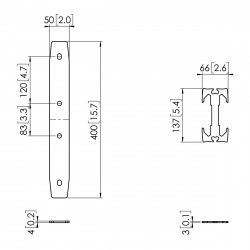 VOGEL'S PFA 9131 Kit raccord de poteau pour PUC29xx