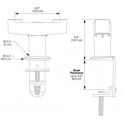 VOGEL'S PFA 9125 Adaptateur support deux ou quatres écrans