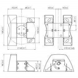 VOGEL'S PUC1035 Plaque basculante pour fixation plafond incliné