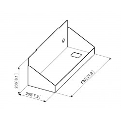 VOGEL'S PFA 9118 Support lecteur mutlimédia ou PC pour PFTE 7112