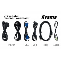 IIYAMA PROLITE T4361MSC-B1 Écran 43" tactile 40 points