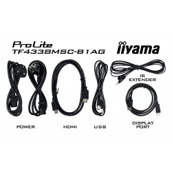 IIYAMA PROLITE TF4338MSC-B1AG Écran 43" tactile 12 points