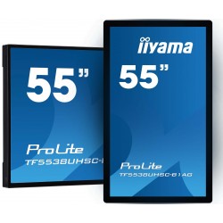 IIYAMA PROLITE TF5538UHSC-B1AG Écran 55" tactile 12 points