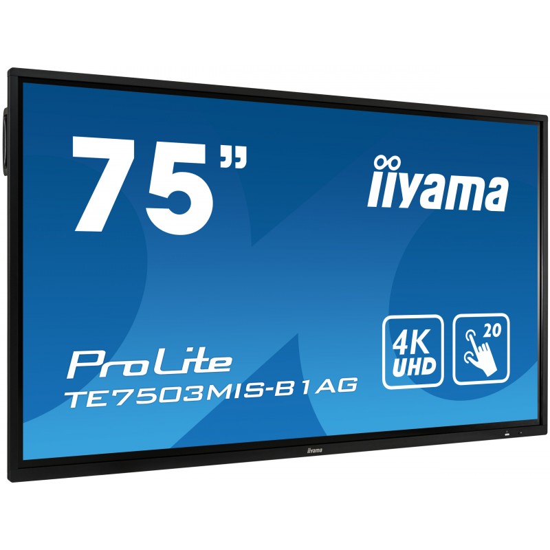 IIYAMA PROLITE TE7503MIS-B1AG Écran 75" tactile 20 points