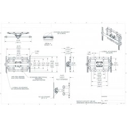 Image VOGEL'S PFW 6855 Support mural inclinable, orientable et rotatif pour écrans 65" à 120"