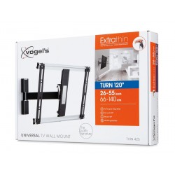 VOGEL'S THIN 425 Support mural inclinable orientable à 120° pour écrans 26" à 55"