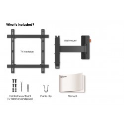 VOGEL'S WALL 3225 Support mural inclinable orientable à 120° pour écrans 32" à 55"