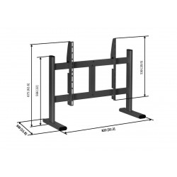 VOGEL'S PB050 - Pied de table pour écran 36" à 55"