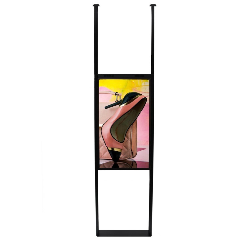 ERARD OMNIUM Support colonne pour fixation du sol au plafond pour écrans vitrine SAMSUNG OM55N et OM55N-D