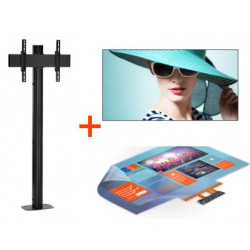 Pack Vitrine tactile 46" avec écran haute luminosité de 2500 CDL