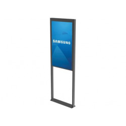 PEERLESS-AV DS-OM46ND-FLOOR Support au sol pour écran vitrine double faces SAMSUNG OM46N-D