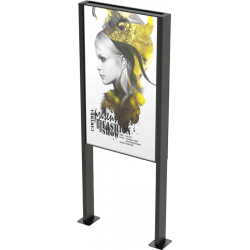 SCREEN UP SP49XS4L Support totem écran vitrine LG 49XS4J paysage