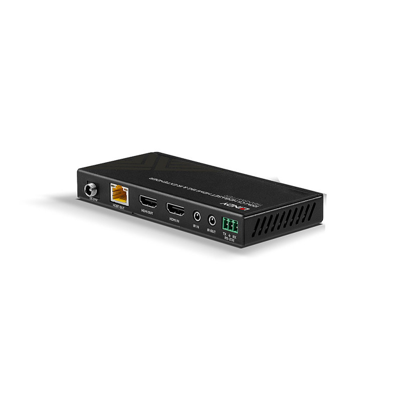 Plaque Murale UK Extender HDBaseT Cat.6 KVM HDMI 4K60 & Type C 150m - Émetteur Lindy