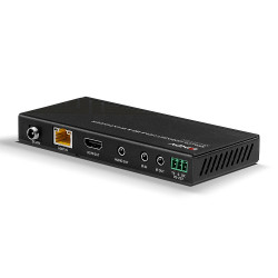 LINDY Récepteur Extender HDBaseT Cat.6 HDMI 4K60, IR & RS-232 avec PoC, 100m