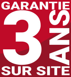 Image garantie constructeur 3 ans sur site