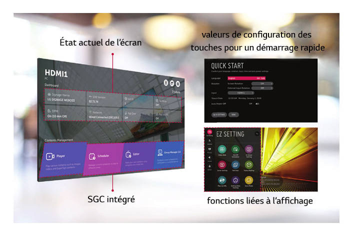 Image description écran mur vidéo et écran géant LG 55VM5E-A 55"